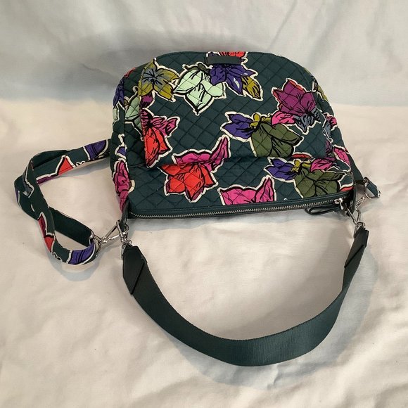 Vera Bradley Carson Shoulder Bag in Falling Flowers - Picture 3 of 9